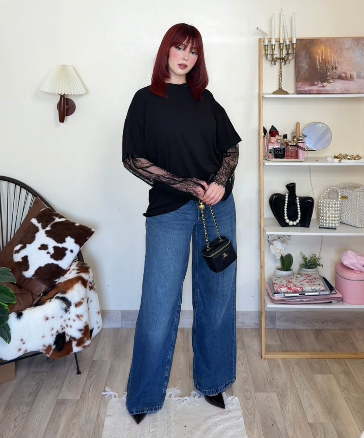 pull dentelle- élégance